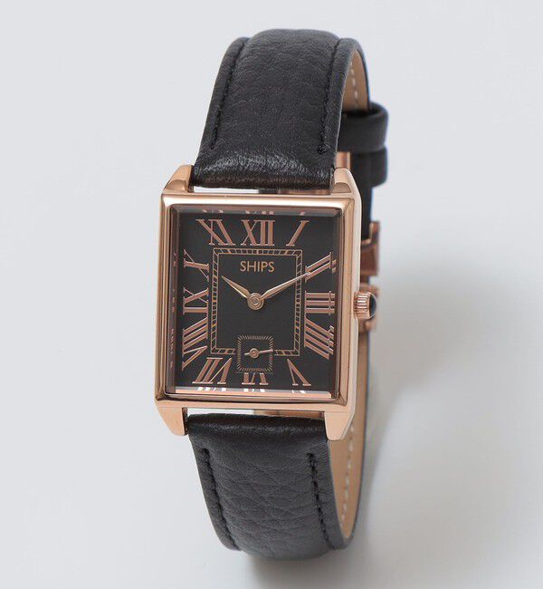 SHIPS「【WEB限定】SHIPS: スクエア Dバックル ウォッチ」|腕時計|