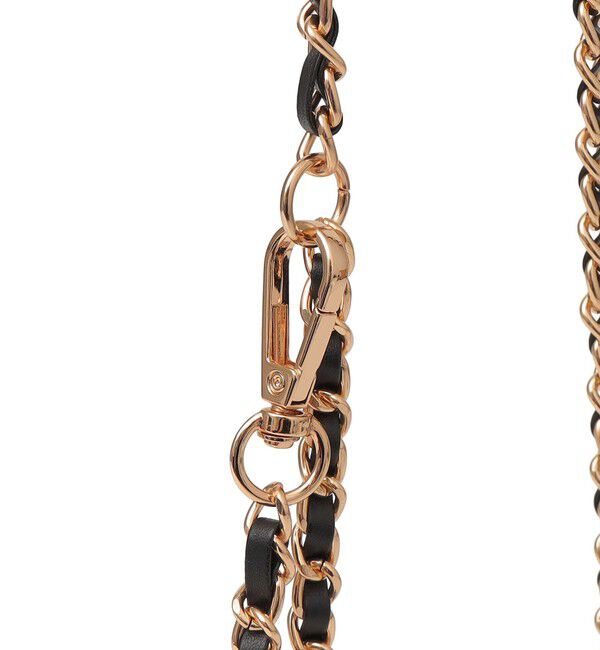 SHIPS any「VELETTO: キルティング チェーン ミニ ショルダー バッグ （ブラック）」|ショルダー・メッセンジャー|