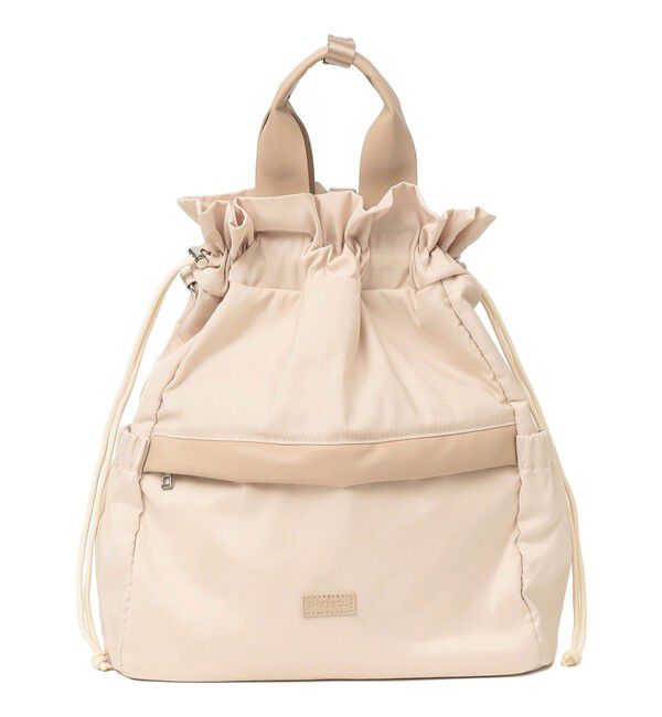 SHIPS any「SHIPS any: 3WAY ドロスト ギャザー A4 リュックサック トートバッグ」|トートバッグ|