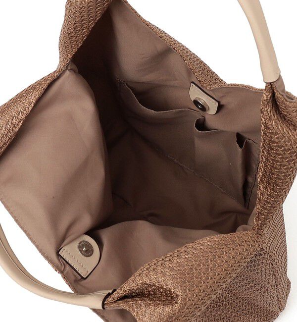 SHIPS any「《予約》SHIPS any: A4 Vカット バイカラー トート バッグ」|トートバッグ|