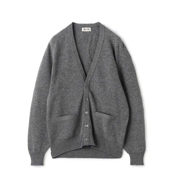 TOMORROWLAND BUYING WEAR「Glenmac Vネックカーディガン」|カーディガン|17 チャコールグレー