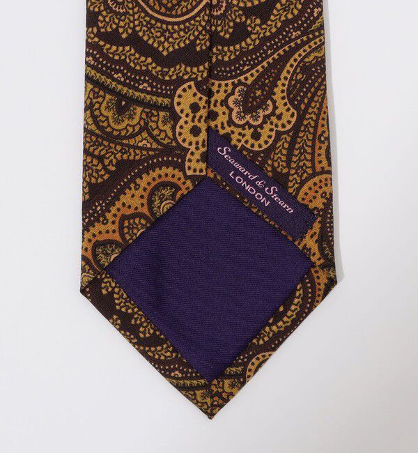 TOMORROWLAND GOODS「Seaward ＆ Stearn シルクプリントネクタイ」|ネクタイ・蝶ネクタイ|