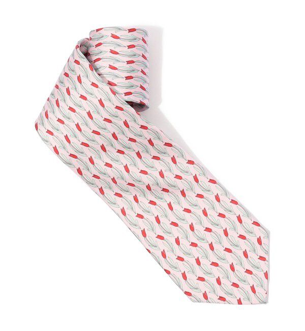 TOMORROWLAND GOODS「Kinloch シルクプリント ネクタイ」|ネクタイ・蝶ネクタイ|74 ピンク系