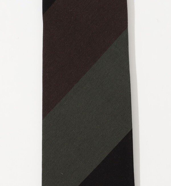 TOMORROWLAND GOODS「TOMORROWLAND シルク レジメンタルストライプネクタイ」|ネクタイ・蝶ネクタイ|