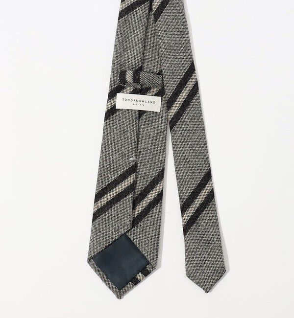 TOMORROWLAND GOODS「TOMORROWLAND ウール レジメンタルストライプネクタイ」|ネクタイ・蝶ネクタイ|