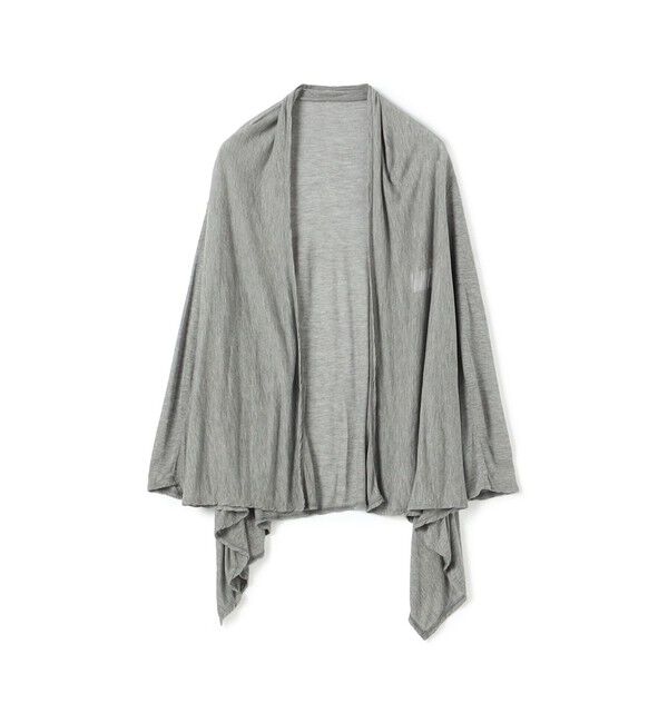 GALERIE VIE「レーヨンカシミヤジャージー フロントオープンカーディガン」|カーディガン|13 ライトグレー