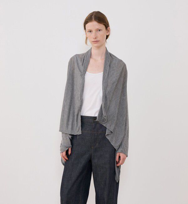 GALERIE VIE「レーヨンカシミヤジャージー フロントオープンカーディガン」|カーディガン|