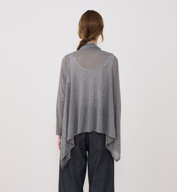 GALERIE VIE「レーヨンカシミヤジャージー フロントオープンカーディガン」|カーディガン|