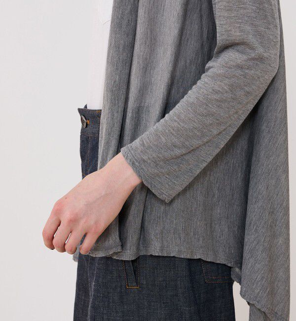 GALERIE VIE「レーヨンカシミヤジャージー フロントオープンカーディガン」|カーディガン|