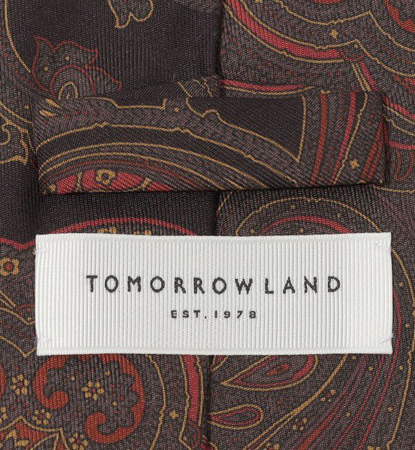 TOMORROWLAND GOODS「TOMORROWLAND シルクプリント ペイズリー柄ネクタイ」|ネクタイ・蝶ネクタイ|