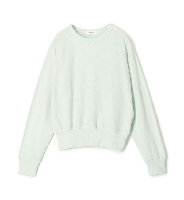 MACPHEE「コットンテリー クルーネックプルオーバー」|スウェット・ジャージ|51 ライトグリーン