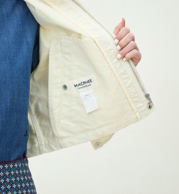 MACPHEE「ヘビーモールスキン ショートブルゾン」|ブルゾン・スタジャン|