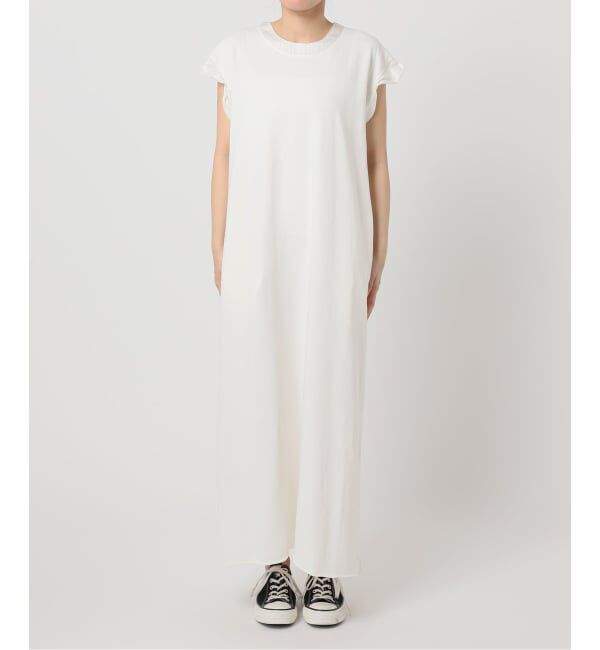  「SATIN PIPING CUT DRESS：ワンピース」|ワンピース|