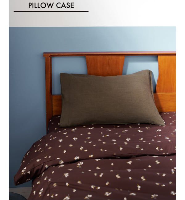 journal standard Furniture「LINEN PILLOW CASE 43x63　ピローケース」|その他|ブラウン