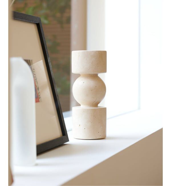 journal standard Furniture「TRAVERTINE CANDLE HOLDER　キャンドルホルダー」|その他|その他カラー K