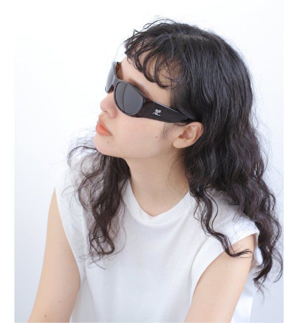 EYETHINK「【COURREGES / クレージュ】HYBRID 01 SUNGLASSES HAVANA/BLACK」|サングラス|