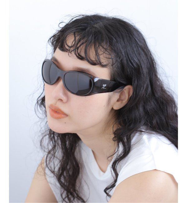 EYETHINK「【COURREGES / クレージュ】HYBRID 01 SUNGLASSES HAVANA/BLACK」|サングラス|