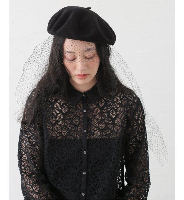 IENA LA BOUCLE「LAULHERE/ロレール チュールベレー LAU00581/582」|ハンチング・ベレー帽|