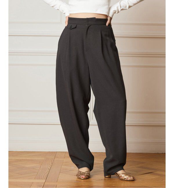 IENA LA BOUCLE「IENA LA BOUCLE カーブボリュームパンツ」|スラックス|