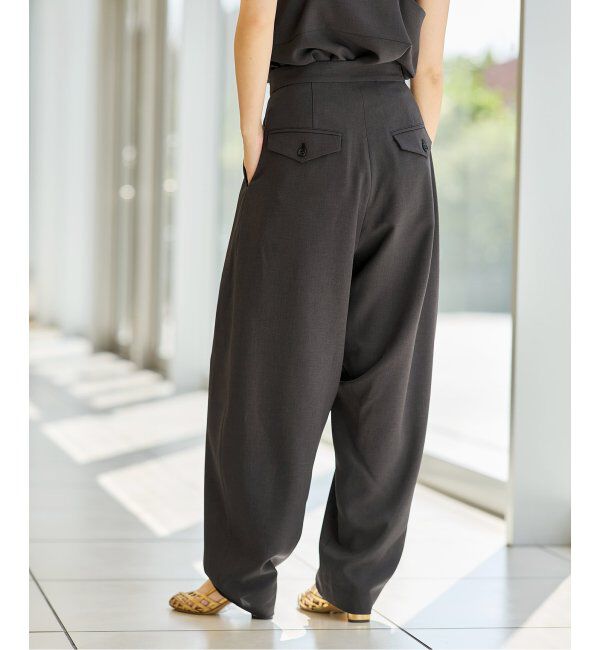 IENA LA BOUCLE「IENA LA BOUCLE カーブボリュームパンツ」|スラックス|