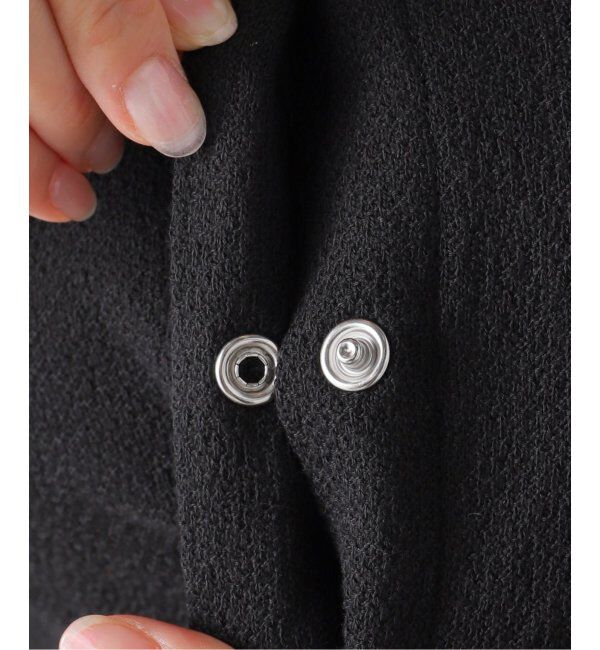 SLOBE IENA「スナップボタン5分袖カーディガン」|カーディガン|