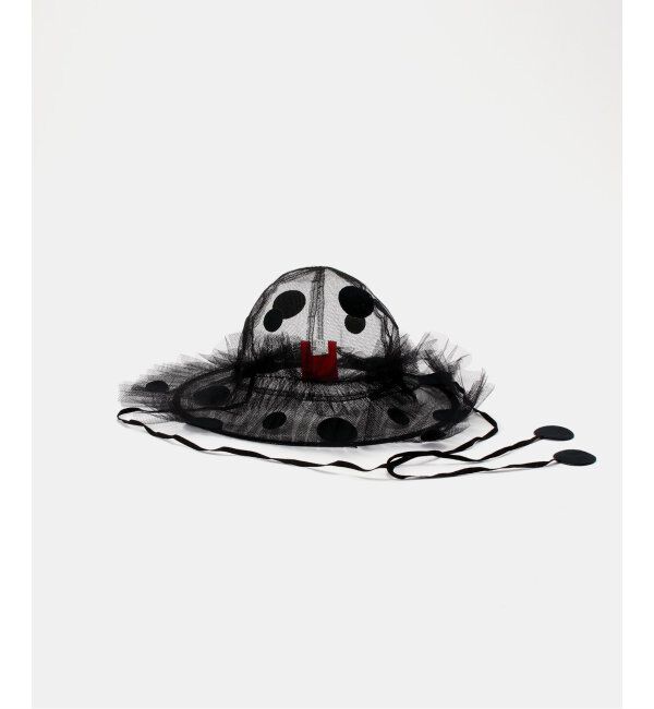 IENA LA BOUCLE「SUGRI/スグリ チュールドットキャップリン」|ハット|