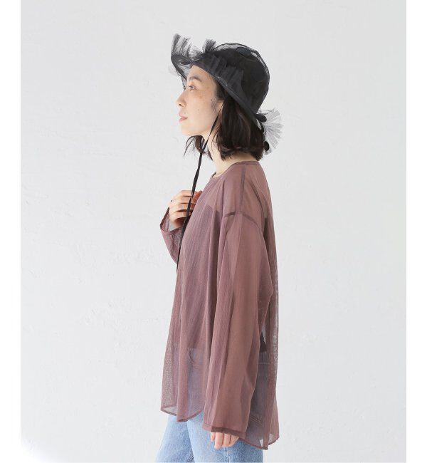 IENA LA BOUCLE「SUGRI/スグリ チュールドットキャップリン」|ハット|