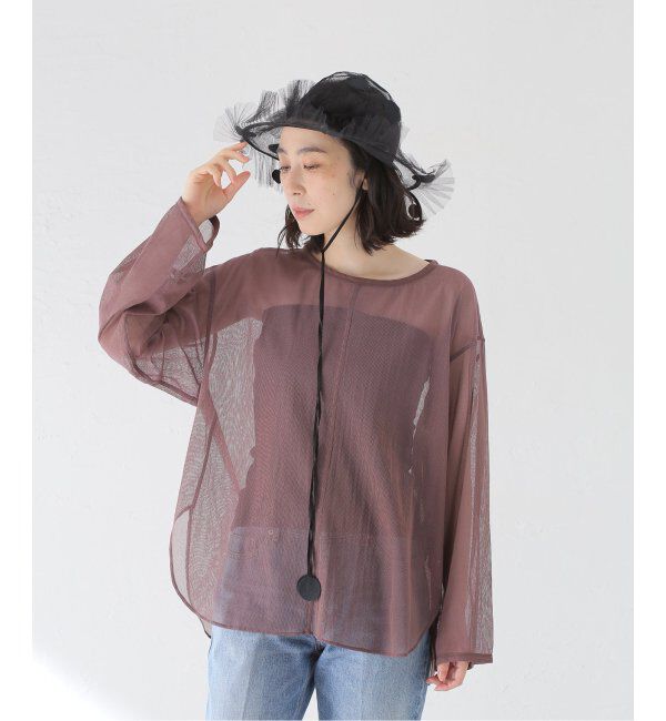 IENA LA BOUCLE「SUGRI/スグリ チュールドットキャップリン」|ハット|