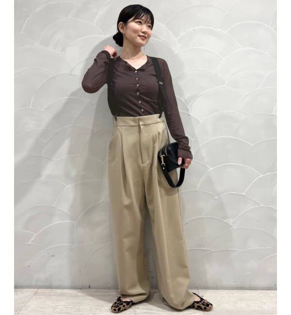 SLOBE IENA「《追加》コットンシルク2wayカーディガン」|カーディガン|