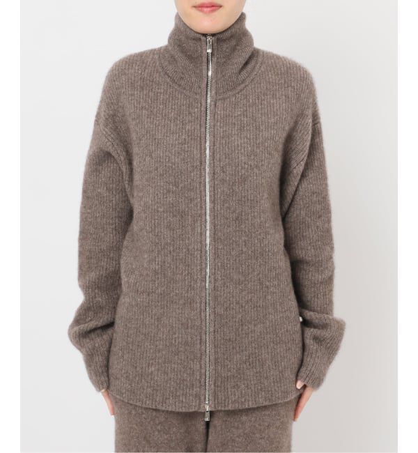 VERMEIL par iena「woolyakmix  knit ZIPカーディガン」|カーディガン|