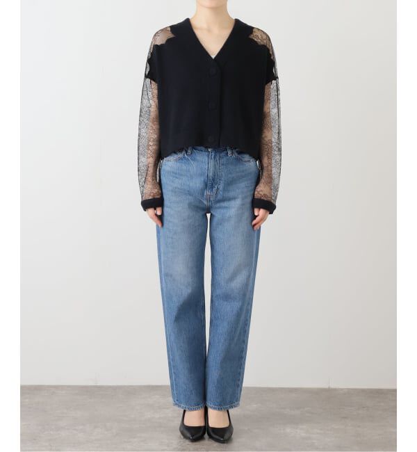 VERMEIL par iena「リバーレースニットカーデ」|カーディガン|