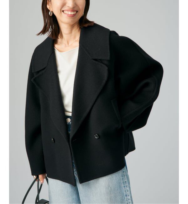 VERMEIL par iena「super120s ビッグショールリバーコート」|その他|