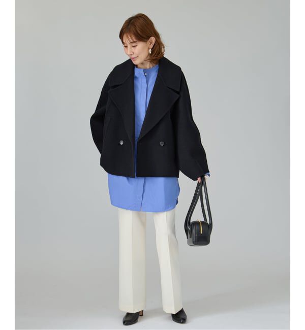 VERMEIL par iena「super120s ビッグショールリバーコート」|その他|
