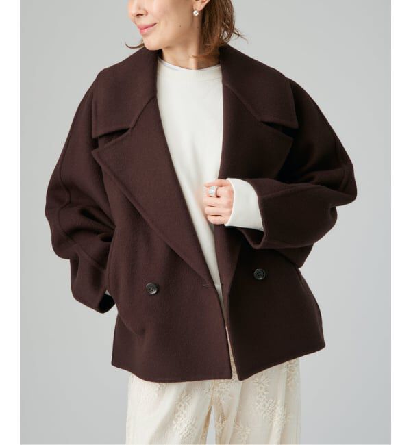 VERMEIL par iena「super120s ビッグショールリバーコート」|その他|