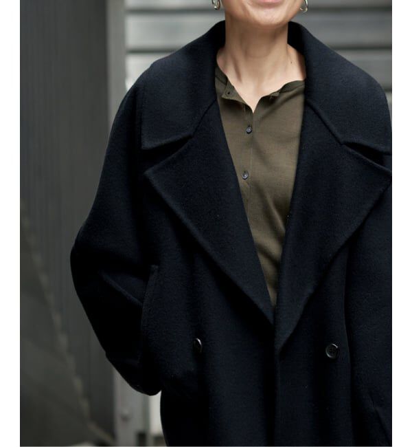 VERMEIL par iena「super120s ビッグショールリバーコート」|その他|