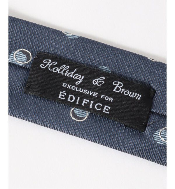 EDIFICE「Holliday & Brown(ホリデー & ブラウン) Ex.ジャカードコモン W6993/FC870」|ネクタイ・蝶ネクタイ|