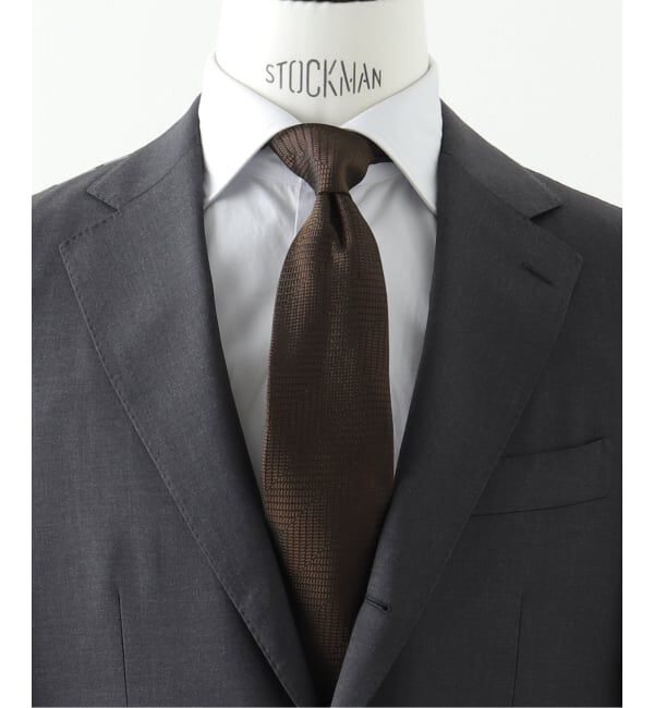 EDIFICE「PB ヘリンボンソリッドタイ」|ネクタイ・蝶ネクタイ|ブラウン