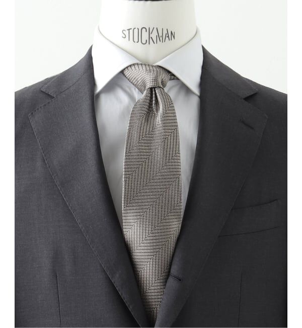 EDIFICE「PB ヘリンボンソリッドタイ」|ネクタイ・蝶ネクタイ|ベージュ