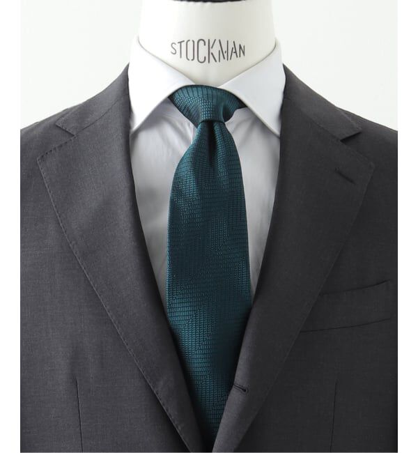 EDIFICE「PB ヘリンボンソリッドタイ」|ネクタイ・蝶ネクタイ|グリーン