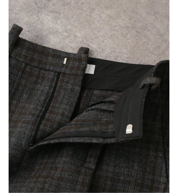 PULP「【Geek Office / ギークオフィス】LCDC TM / BELTED TAILORED TROUSERS_CHECKED」|スラックス|