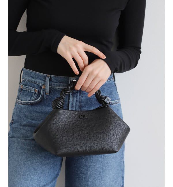 PULP「GANNI / ガニー Ganni Bou Bag Small Grained」|ハンドバッグ|