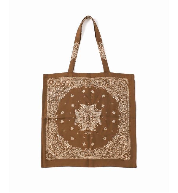 journal standard L'essage「《追加2》【AENEIS/エネス】 MINIMAL BANDANA SILK TOTE BAG：トートバッグ」|トートバッグ|