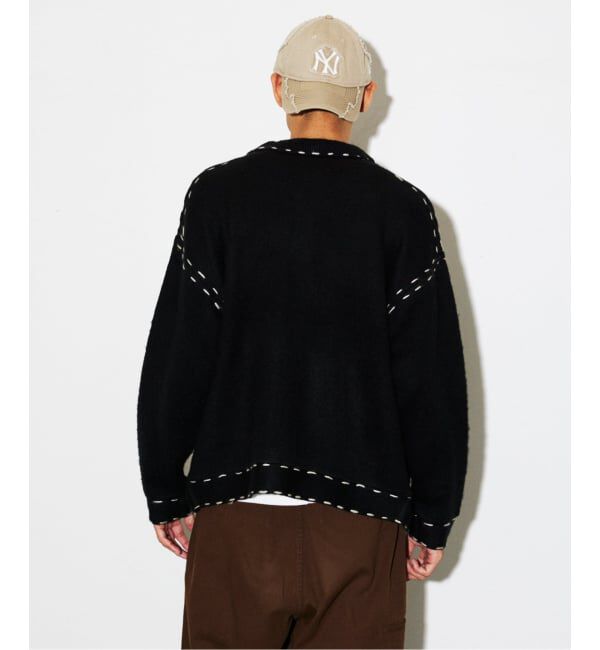 JOURNAL STANDARD「ハンド ステッチ ブラッシュド カーディガン」|カーディガン|