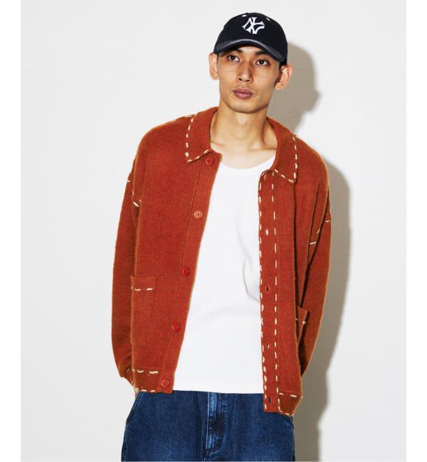 JOURNAL STANDARD「ハンド ステッチ ブラッシュド カーディガン」|カーディガン|