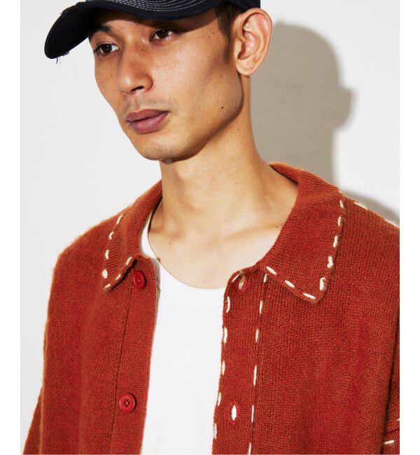 JOURNAL STANDARD「ハンド ステッチ ブラッシュド カーディガン」|カーディガン|