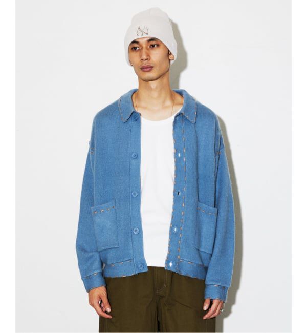 JOURNAL STANDARD「ハンド ステッチ ブラッシュド カーディガン」|カーディガン|