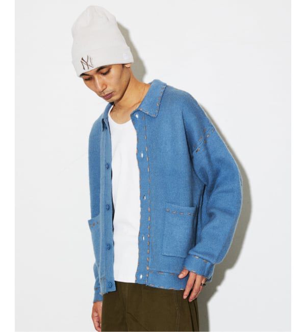 JOURNAL STANDARD「ハンド ステッチ ブラッシュド カーディガン」|カーディガン|