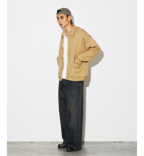 JOURNAL STANDARD「ハンド ステッチ ブラッシュド カーディガン」|カーディガン|