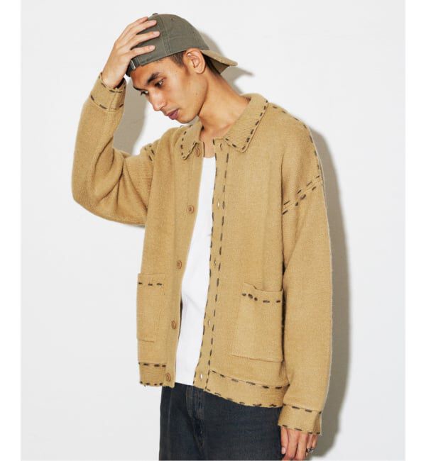 JOURNAL STANDARD「ハンド ステッチ ブラッシュド カーディガン」|カーディガン|