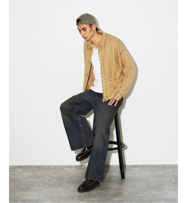 JOURNAL STANDARD「ハンド ステッチ ブラッシュド カーディガン」|カーディガン|